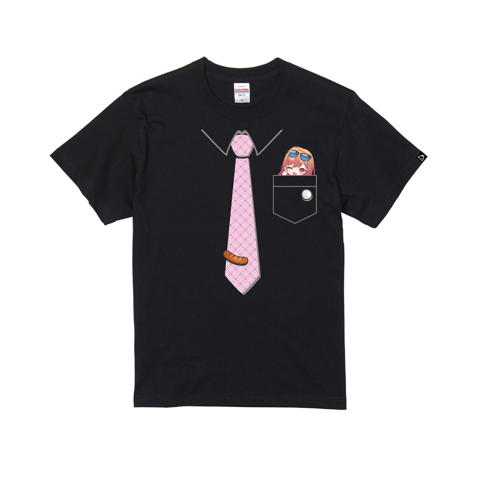 タレントプロデュースTシャツ(一条莉々華) black image