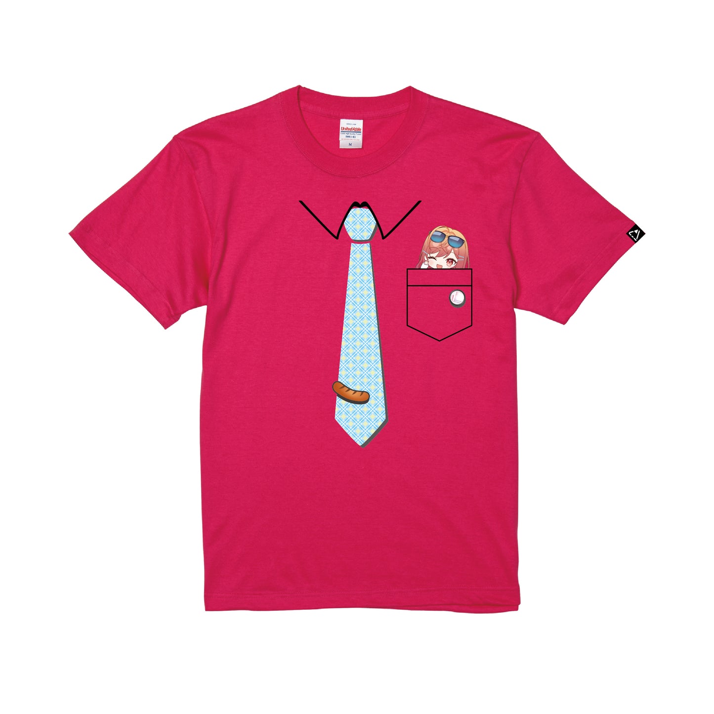 タレントプロデュースTシャツ(一条莉々華) tropical-pink image