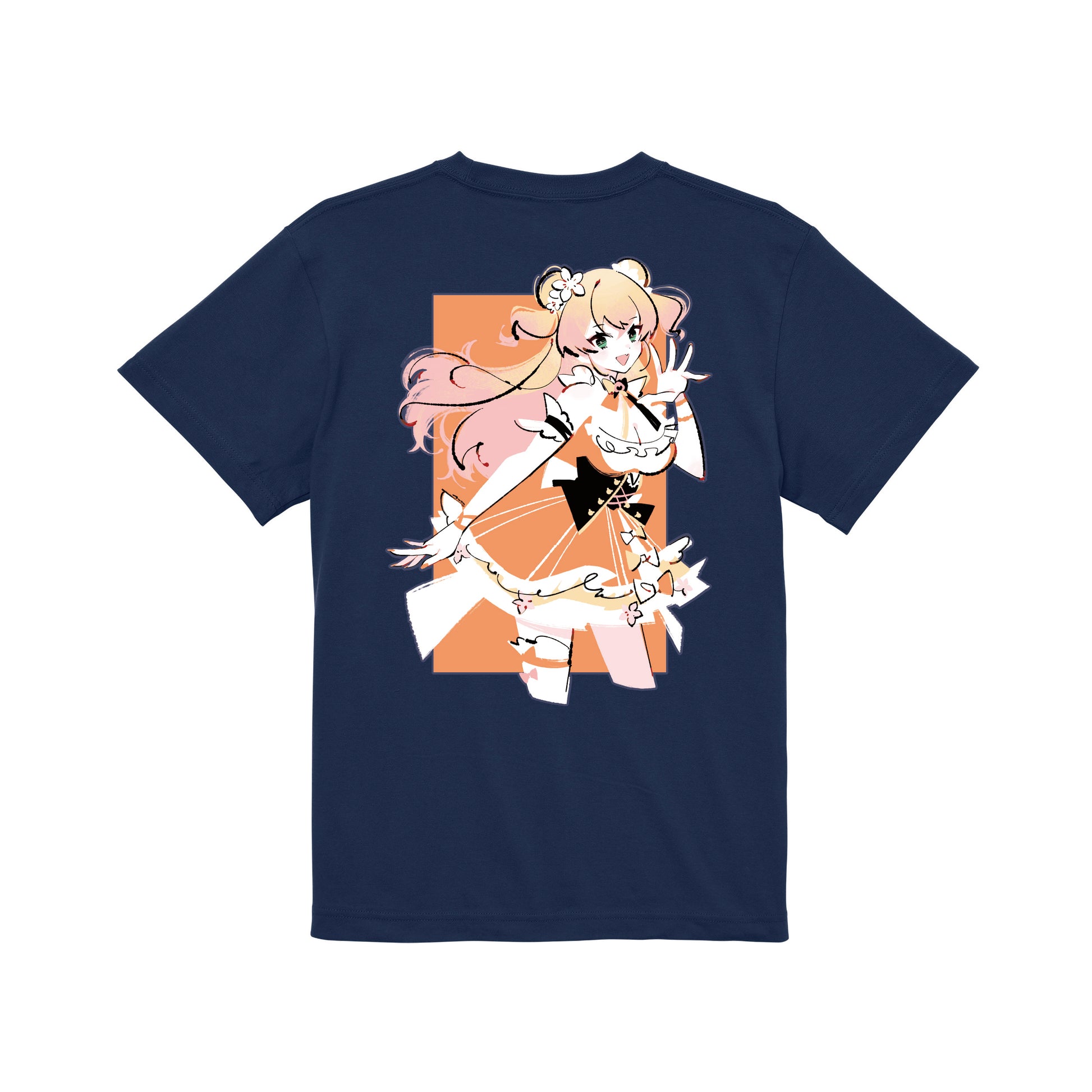 クリエイタープロデュースTシャツ(まのでまりな) indigo image