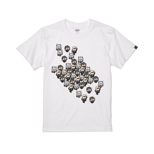 コラボレーションTシャツ(わしゃがなTV) white image