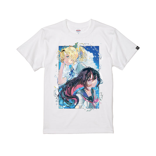 クリエイタープロデュースTシャツ(萩森じあ) white image