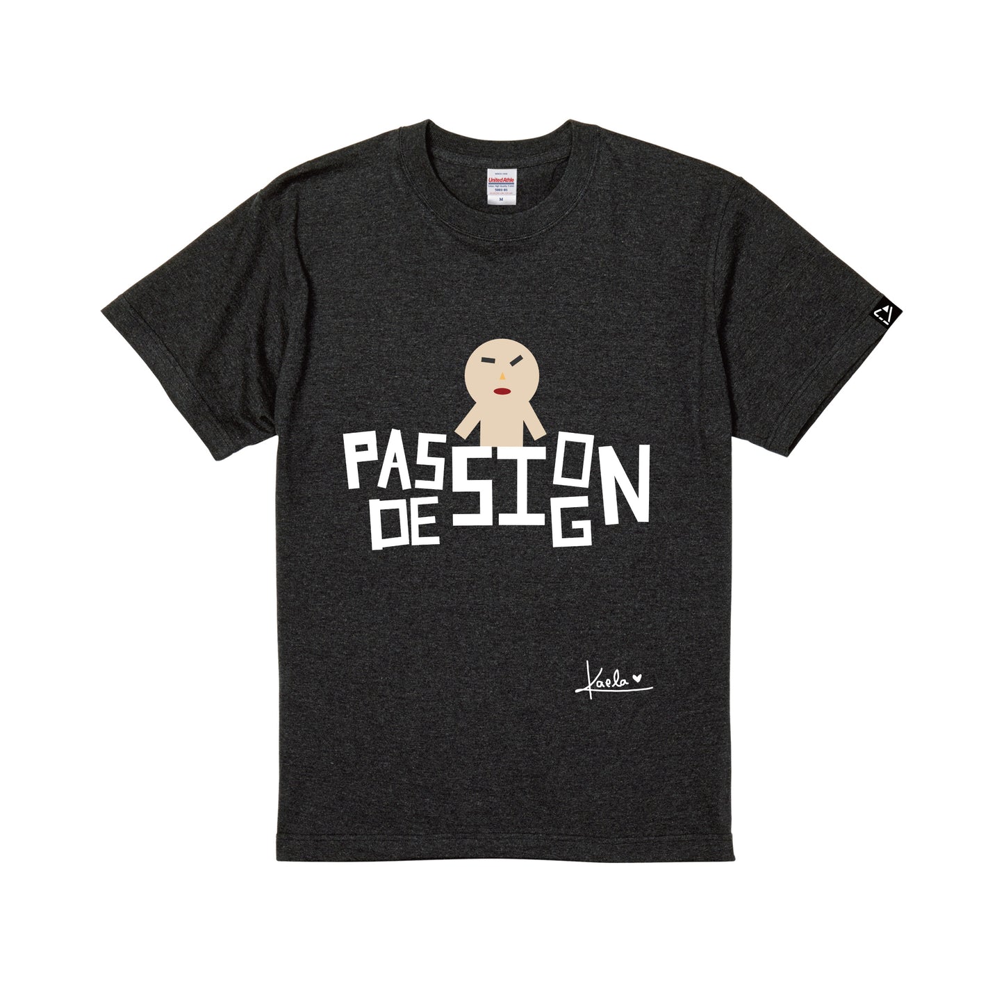 タレントプロデュースTシャツ(カエラ・コヴァルスキア) heather-black image
